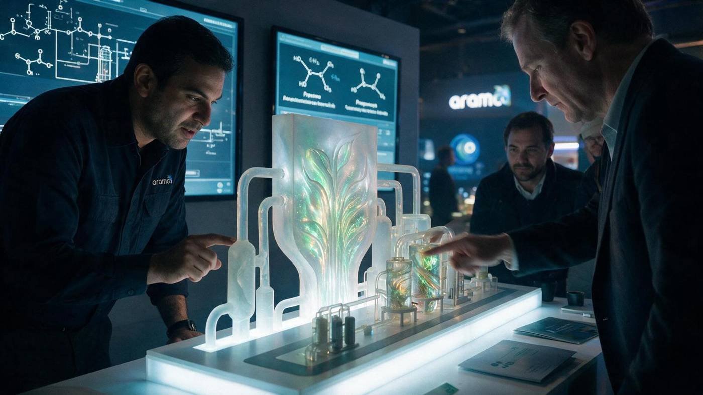 ALCHEMY, Industrial Tangible Display, shown deployed in an event environment