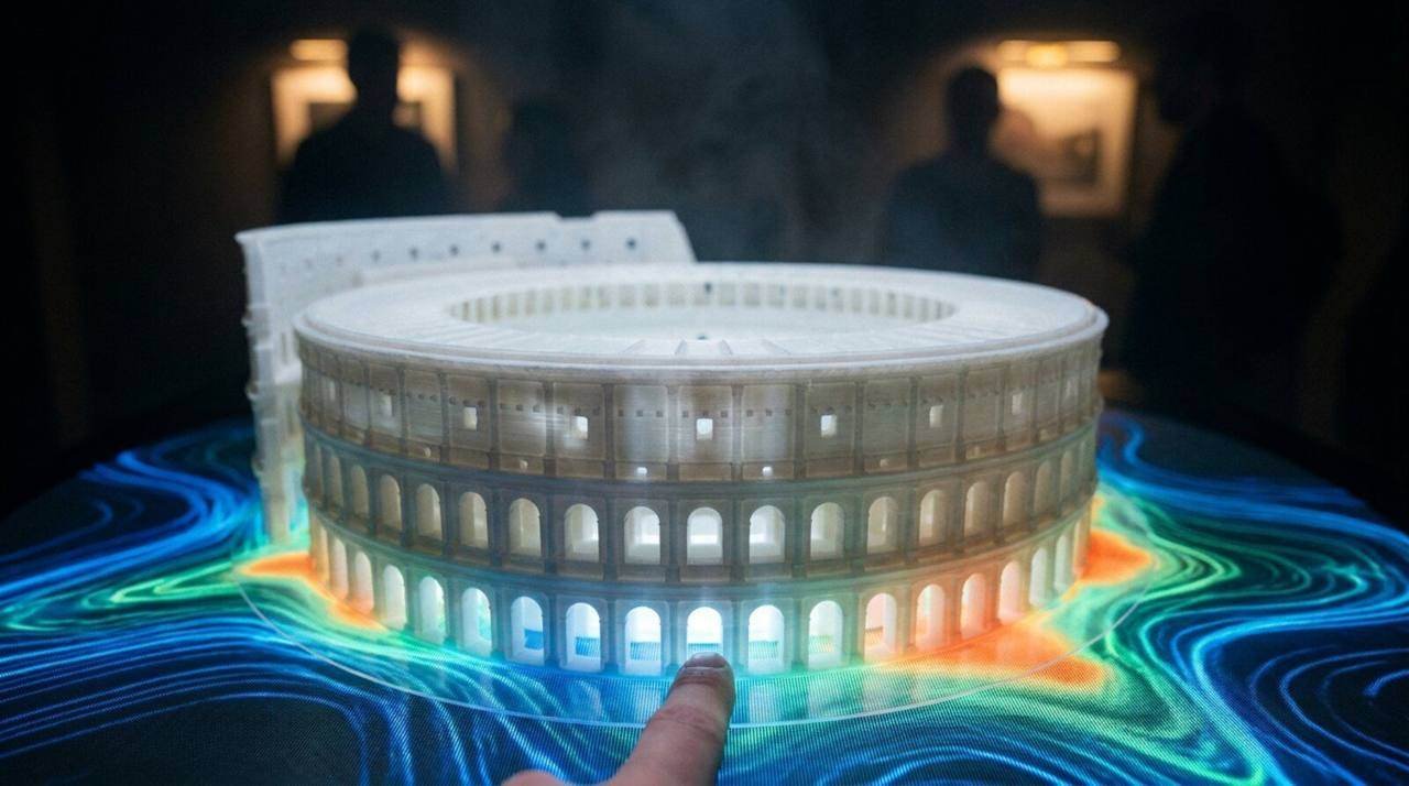 COLISEUM, Interactive Stadium Model, shown deployed in an event environment