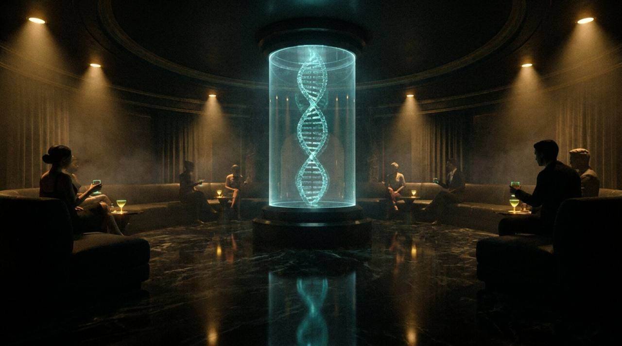 ECLIPSE, Cylindrical Transparent Hologram, shown deployed in an event environment