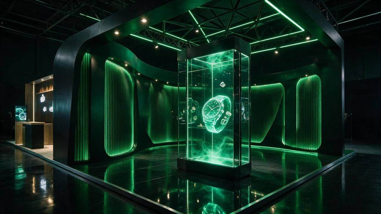 PHANTOM, Holographic Displays, shown deployed in an event environment