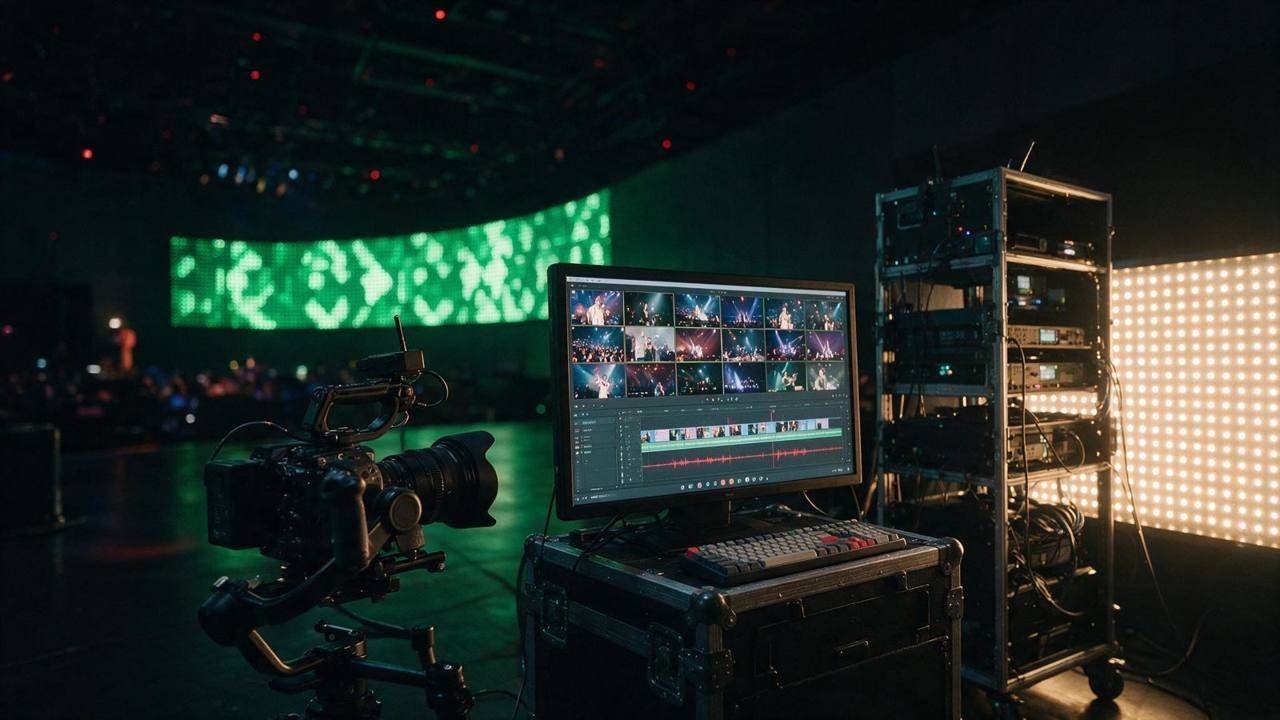 REEL, Event Media & Capture, shown deployed in an event environment