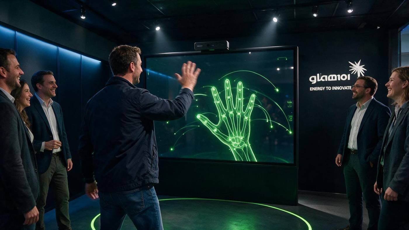 REFLEX, Motion & Gesture Systems, shown deployed in an event environment