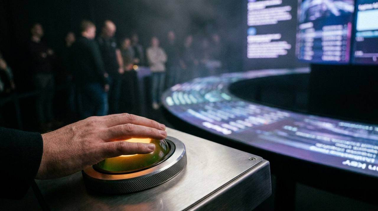 HELIOS, Interactive Sensorball, shown deployed in an event environment