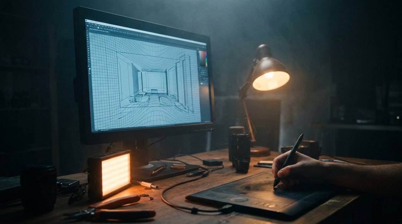 MIRAGE, Anamorphic Content Production, shown deployed in an event environment
