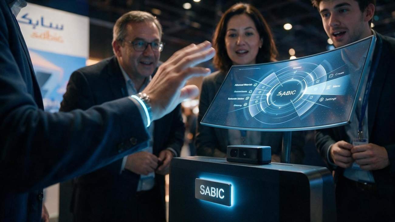 MYSTIQUE, Touchless Spatial Command, shown deployed in an event environment