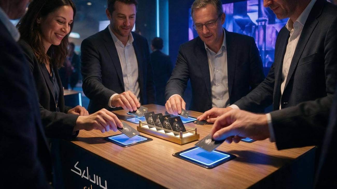 REGALIA, Experience Token Table, shown deployed in an event environment