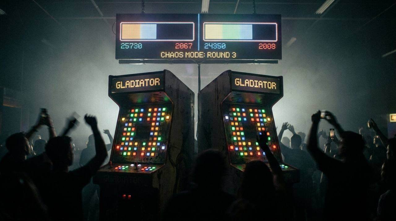 GLADIATOR second deployment angle showing the installation in venue context