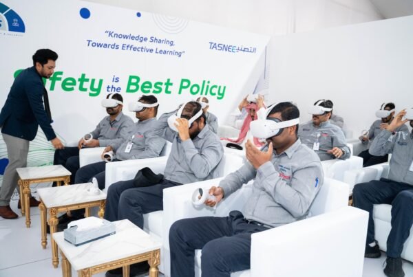 VR safety training application built by FAIM for Tasnee