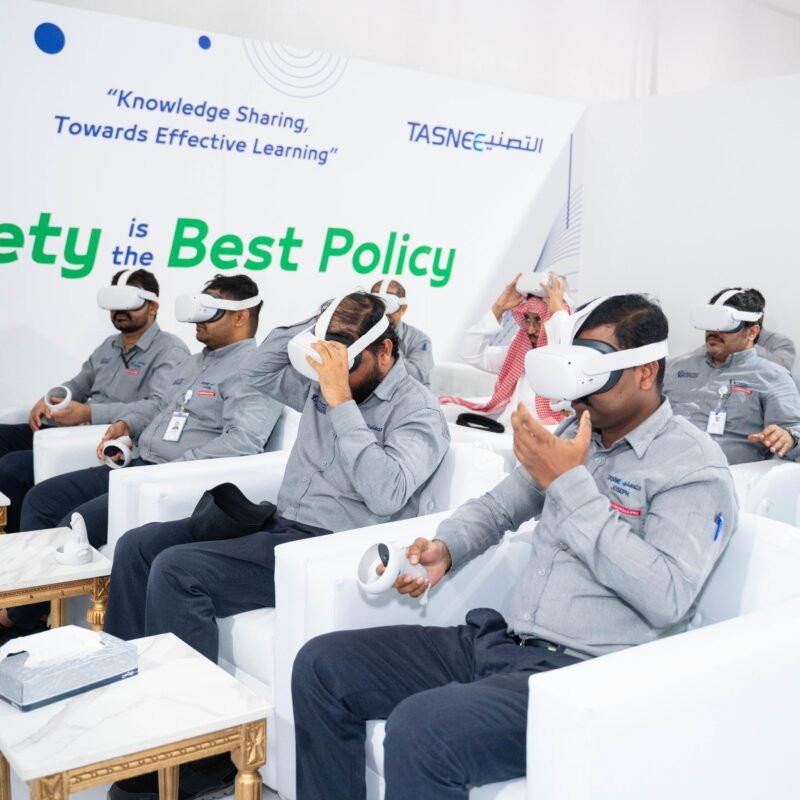 VR safety training application built by FAIM for Tasnee