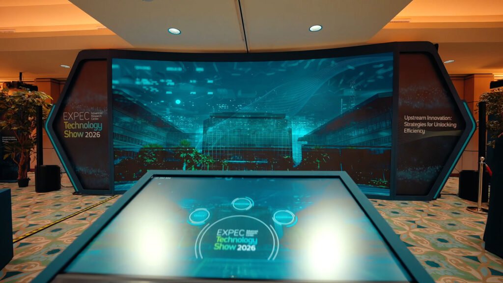 Interactive HUB built by FAIM at Aramco EXPEC