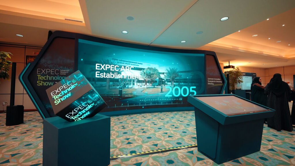Interactive HUB built by FAIM at Aramco EXPEC