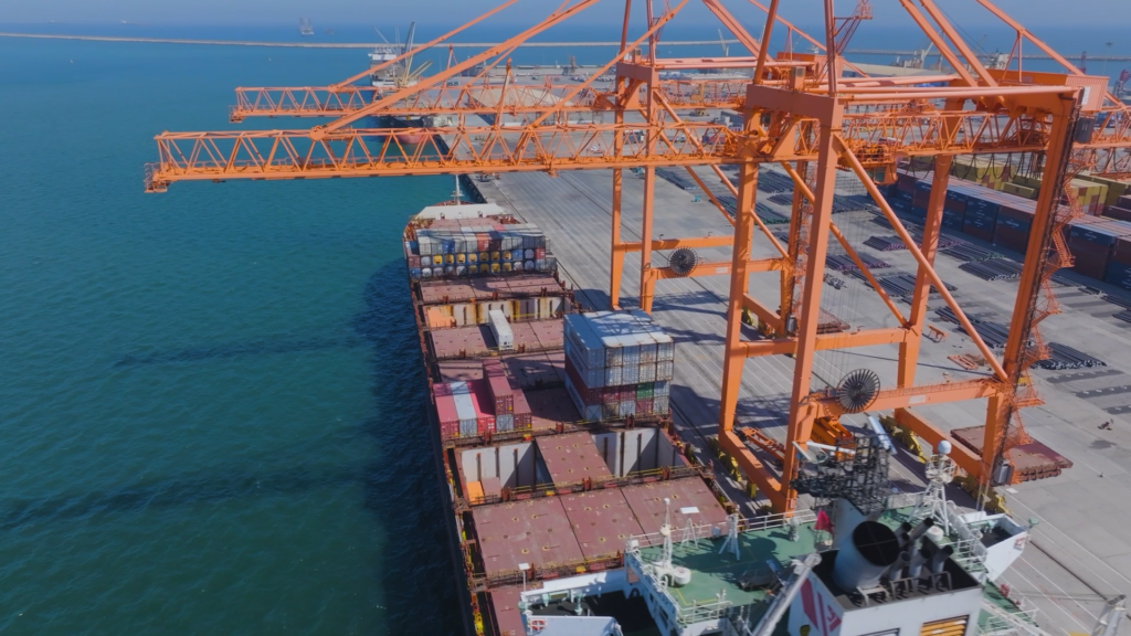 Saudi Global Port inauguration film produced by FAIM at Jubail Commercial Port